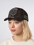 Бейсболка MITCHELL NESS арт. HP12808-VGKBLCK Vegas Golden Knights NHL (черный / бежевый)